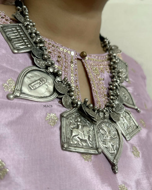 Antique Silver Patdi Necklace